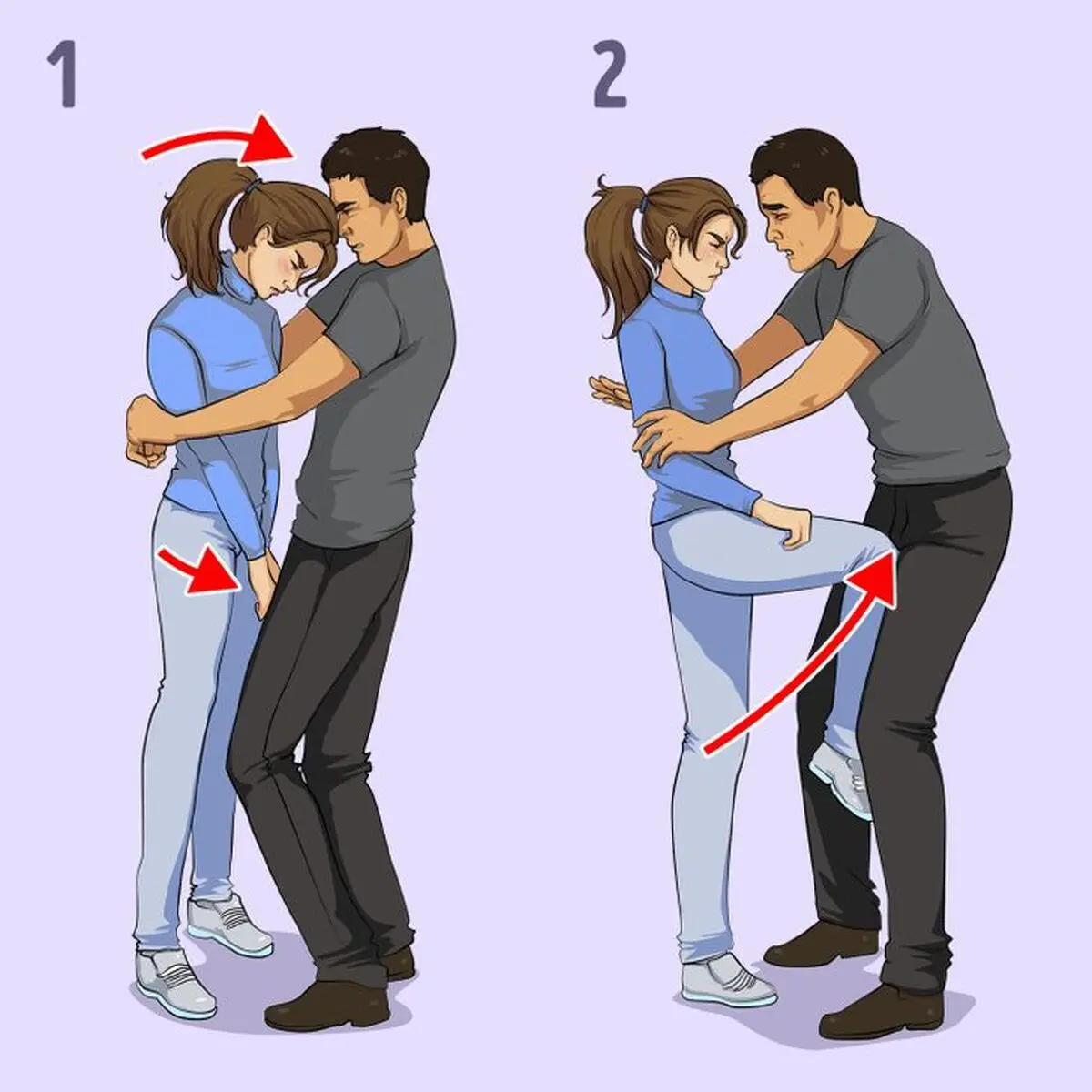 ۷ تکنیک دفاع شخصی برای خانم ها + تصاویر