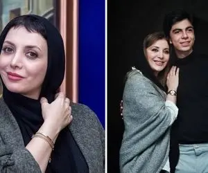 رویا میرعلمی با پسر قد بلندش که همسنش است / بیوگرافی وقتی داداششو میندازه اتاق تاریک