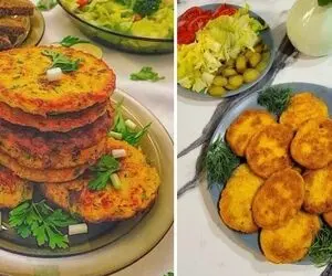طرز تهیه کوکوی نخود ترد و خوش طعم / غذای ساده ای که تا دلت بخواد مقوی و خوشمزست