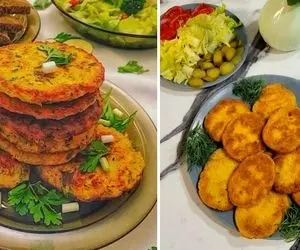 طرز تهیه کوکوی نخود ترد و خوش طعم / غذای ساده ای که تا دلت بخواد مقوی و خوشمزست