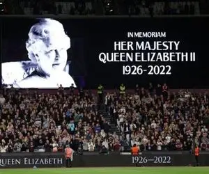 اعتراض ها به تعطیل شدن لیگ جزیره در پی درگذشت ملکه الیزابت