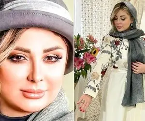 نیمرُخ خیلی خیلی خوشگل و عروسکی از "نیوشا ضیغمی"؛ چقدر خوشرنگ آرایش میکنه!