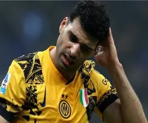 مهدی طارمی تماشاگر بازی مرگ و زندگی اینتر!