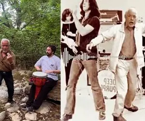 آواز ماندگار؛ صادق بوقی کنار رودخانه با دایره و تنبک چه آو آو آو به راه انداخت