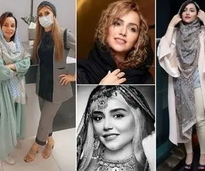 نازنین بیاتی با پاشنه های قُله ای بابا لنگ دراز شد؛ چه انقلابی تو تریپش کرد!