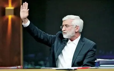 پوستر عجیب برنامه سخنرانی سعید جلیلی