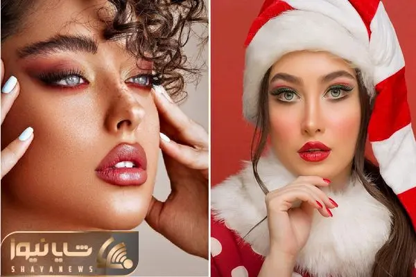 انواع میکاپ کریسمسی