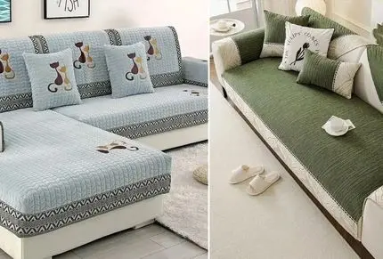 ایده های متنوع کاور مبل راحتی و کلاسیک؛ متریال، دوخت و طراحی های مختلف مناسب مبلمان