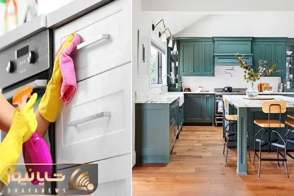 تمیز کردن کابینت