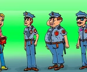 هوش تصویری؛ اگه فکرمیکنی زدی رو دست باهوشا بگو کدوم از آقا پلیسا فِیک ؟