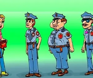 هوش تصویری؛ اگه فکرمیکنی زدی رو دست باهوشا بگو کدوم از آقا پلیسا فِیک ؟