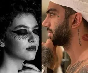 ویدیو لو رفته از جیغ زدن ریحانه پارسا در ماشین پویان مختاری!