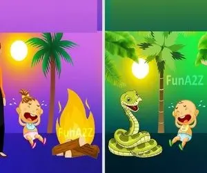 بازی فکری؛ اگه پوست و استخوانت از هوش قمیش میره بگو کدوم مادر  در حق بچه اجحاف میکنه