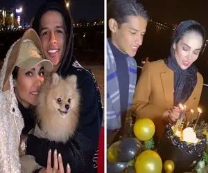 دسته گل غولی که مهدی قایدی برا زنش از خارجه فرستاد به پوووله ما خیلیه؛ ست زدن شیک پسند