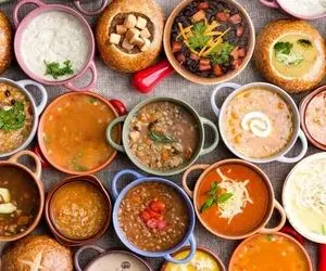 طرز تهیه چند نوع سوپ خوشمزه و لذیذ