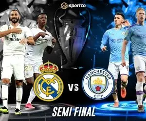 ترکیب احتمالی رئال مادرید و منچسترسیتی چهارشنبه 14 اردیبهشت