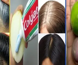 مشکی کردن موهای سفید با مواد خانگی در عرض 1 هفته / رنگدانه های موهاتو برگردون