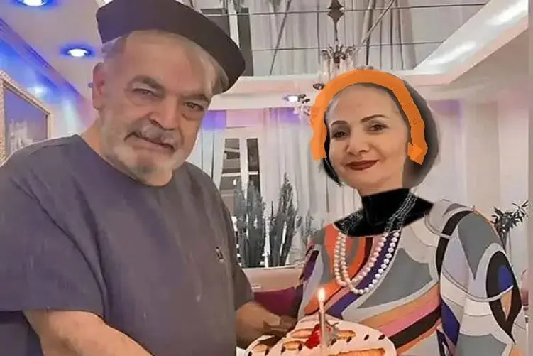 سکانس خندانه؛ حمید لولایی وسط دعوا پشت زنش قایم شد انگار بچه اس