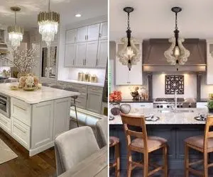 آدم میخواد غذارو ببینه باید نور خوب باشه فیض ببری / بهترین لوستر های رو مد آشپرخانه