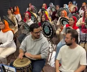 آواز اصیل؛ مدرن ترین دف زنی که به عمرم دیدم این گروهه چه لاکچری میزنن بابا ایول