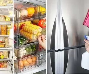 ساده ترین روش برای تمیز کردن یخچال و فریزر / اینجوری بوی بد یخچال رو از بین ببرید