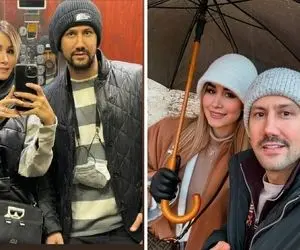 بیوگرافی شاهرخ استخری و جشن فوق العاده کریسمس با زن و بچه / زنش سپیده شده بابا نوئل