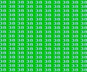 بازی فکری؛ بتونی عدد 33 رو بین اینهمه 38 پیدا کنی ضریب هوشیت برابری میکنه با شرلوک