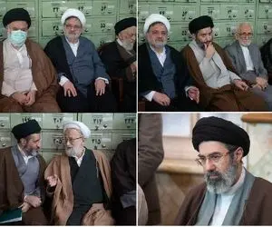 (عکس) سید مجتبی، سید مصطفی، سید میثم و سید مسعود چهار پسر رهبر انقلاب در یک مراسم