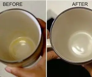 ترفندای خونگی رفع لکه زرد لیوان؛ با چند حرکت ساده جوری لیوانت تمیز کن که قِژقژش درآد