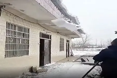 معماری طبیعت؛ میلیمتر اینورتر برف یخ زده گردن یارو رو میشکست