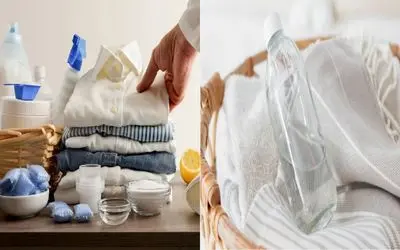 با سرکه لباساتو بشور/ پول نرم کننده و شوینده رو بزار جیبت با یه لیوان سرکه کارو دربیار