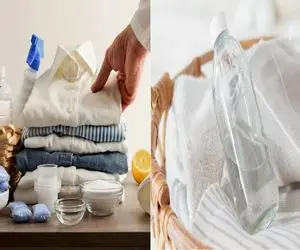 با سرکه لباساتو بشور/ پول نرم کننده و شوینده رو بزار جیبت با یه لیوان سرکه کارو دربیار