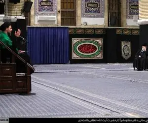 (عکس) مراسم عزاداری شهادت حضرت فاطمه زهرا (س) با حضور رهبر انقلاب