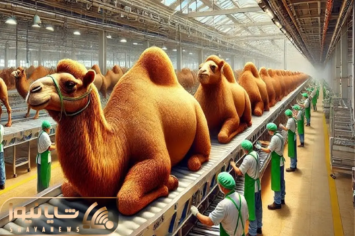 فرآوری شتر؛ شیر شترهای 360000تنی و میدوشن ذبح و پوستشو درسته با لیزر درمیارن