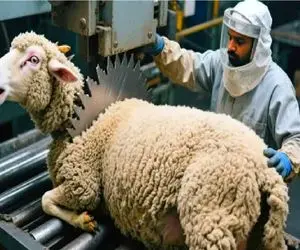 فرآوری گوسفند؛ اسرار ماشین‌آلات پیشرفته هندی که صنعت ذبح را متحول کرده است