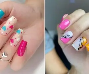 خوشگل جان حواست به ناخنات هست؟ واسه تابستون اینجوری رنگی و آتیشیش کن