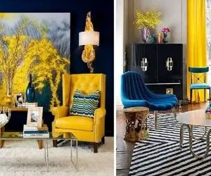 کرم قهوه ای رو همه میزنن؛ جنابعالی با دکور زرد تو خونه جسارتتو به رخ بکش! فوق العادست