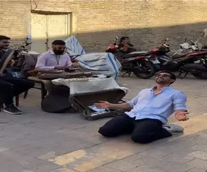 آواز شاد؛ پسر شمالی رفته شیراز وسط وکیل آباد رقص گیلانی میره به یاد شهرش