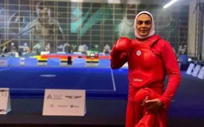 شهربانو منصوریان در دیدار امروز رهبر انقلاب