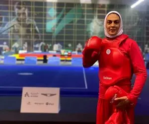 شهربانو منصوریان در دیدار امروز رهبر انقلاب