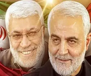 (تصویر) دختر سر تیم حفاظت ابومهدی المهندس در مراسم سالگرد