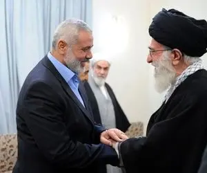 آخرین تصویر از اسماعیل هنیه در دیدار با رهبر انقلاب