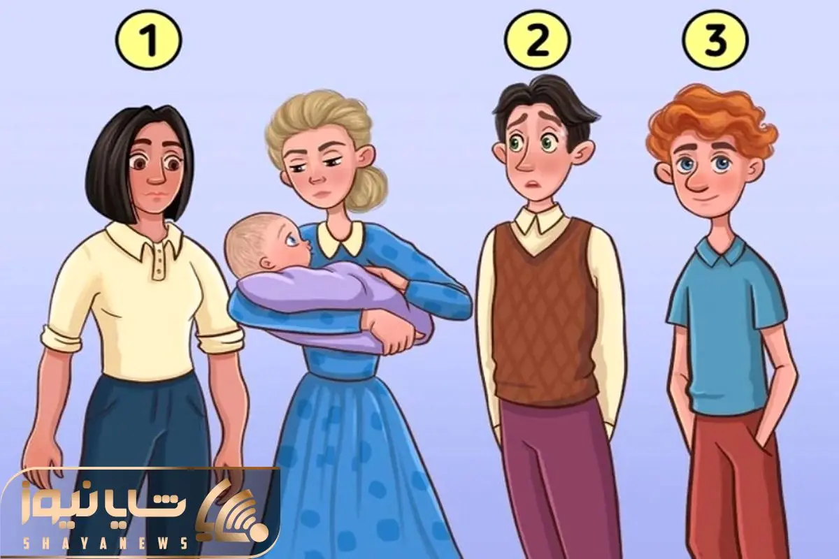 بازی فکری؛ در عرض 5 ثانیه پدر نوزارد را بین سه مرد دیگر پیدا کنید! بازی فکری؛ در عرض 5 ثانیه پدر نوزارد را بین سه مرد دیگر پیدا کنید!