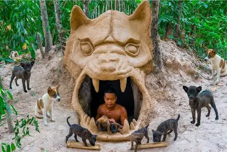 معماری خلاقانه؛ تو دل زمین خونه شاهانه ساختن برای سگاشون پول پارتی بگیرن