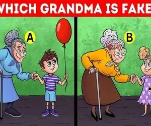 بازی فکری؛ اگه مغزت از هوش سرشار قُل قُل میزنه بگو کدوم مادربزرگ فیکه؟