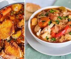 خورشت مرغ ساده و خوشمزه / دستور پخت یه غذای سریع و فوق العاده