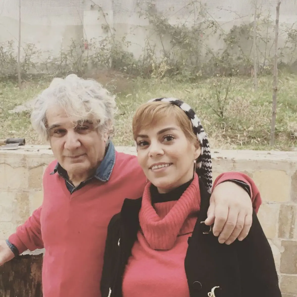مهدی هاشمی و همسرش