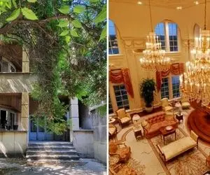 خانه ای قدیمی از پکیج منازل دوران پهلوی؛ معماری این سازه در سال 1357 فوق لاکچری بود
