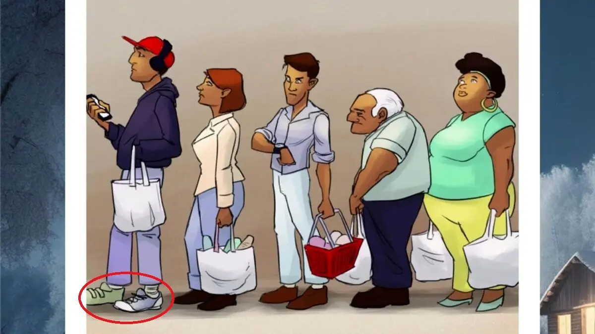 پاسخ-اشتباه-تصویری-افراد-در-صف-فروشگاه