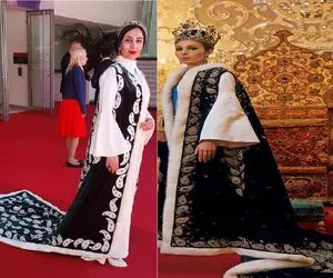 تلاش های سمیه سنقری برای تقلید و درخشش همچون فرح مخلوع در کن 2025 با شکست مواجه شد 